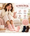 Kadın Yumoş Patik Çorap 4lü Set Peluş Sıcak Tutan Kışlık Ev Çorabı Yumuşak Rahat 4 Renk Hediye Seti