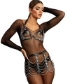 Zincir Detaylı Fantezi Harness Aksesuar - SSSSSS5783-3551