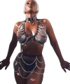 Zincir Detaylı Fantezi Harness Aksesuar - SSSSSS5358-1845