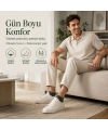 Erkek Pamuklu Patik Çorap 6’lı Paket 39-44 | Dikişsiz Burun, Koku Karşıtı, Nefes Alan Kısa Konç Snea