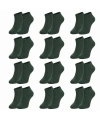 Erkek Pamuklu Patik Çorap 12li 39-44 | Dikişsiz Burun, Koku Karşıtı, Nefes Alan Sneaker