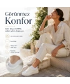 Kadın Görünmez Sneaker Babet Çorap 6lı | Geri Dönüşüm İplikli, Nefes Alan, Siyah Beyaz Gri