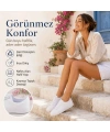 Kadın Görünmez Sneaker Babet Çorap 6lı | Geri Dönüşüm İplikli, Nefes Alan, Siyah Beyaz Gri