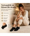 Erkek Patik Çorap 6’lı Siyah Beyaz Lacivert 39-44 Yüksek Pamuklu Dikişsiz Koku Karşıtı