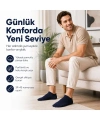 Erkek Patik Çorap 6’lı Siyah Beyaz Lacivert 39-44 Yüksek Pamuklu Dikişsiz Koku Karşıtı