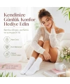 Kadın Bambu Uzun Çorap 6’lı Paket, Dikişsiz Burunlu Yumuşak Dokulu Siyah Beyaz Gri