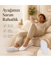 Erkek Bambu 6’lı Dikişsiz Babet Çorap Siyah Beyaz Gri Görünmez Sneaker Çorap Nefes Alan Yumuşak