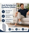 Erkek Bambu 6’lı Dikişsiz Babet Çorap Siyah Beyaz Gri Görünmez Sneaker Çorap Nefes Alan Yumuşak