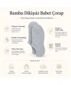 Erkek Bambu 6’lı Dikişsiz Babet Çorap Siyah Beyaz Gri Görünmez Sneaker Çorap Nefes Alan Yumuşak