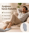 Erkek Bambu 6’lı Dikişsiz Babet Çorap Siyah Beyaz Gri Görünmez Sneaker Çorap Nefes Alan Yumuşak