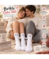 Mıknatıslı El Ele Unisex Tutuşan Sevimli Çorap 36-44 | Çift Hediyesi, Pamuklu Renkli Crew Model