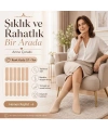Kadın 70 Denye Kalın Anne Çorabı 12li | Dizaltı Topuksuz Esnek, Ten Siyah Bronz Vizon
