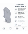 Kadın Görünmez Sneaker Babet Çorap 12li | Geri Dönüşüm İplikli, Nefes Alan, Siyah Beyaz Gri