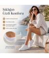 Kadın Görünmez Sneaker Babet Çorap 12li | Geri Dönüşüm İplikli, Nefes Alan, Siyah Beyaz Gri