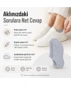 Kadın Bambu 12’li Dikişsiz Babet Çorap Siyah Beyaz Gri Görünmez Sneaker Çorap Nefes Alan Yumuşak