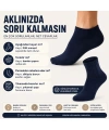 Erkek Kısa Konç 6’lı Bambu Çorap 39-44 Dikişsiz Burun Nefes Alan Yumuşak Günlük Patik Çorap