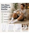 Erkek Bambu Soket Çorap 12li | Dikişsiz Parfümlü Nefes Alan Nem Emici Yumuşak Günlük