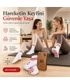 DB LINE Kaydırmaz Yoga Pilates Çorabı 4lü | Pamuklu Silikon Taban, Barre Stüdyo Spor