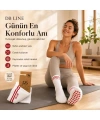 DB LINE Kaydırmaz Yoga Pilates Çorabı 4lü | Pamuklu Silikon Taban, Barre Stüdyo Spor