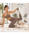 DB LINE Kaydırmaz Yoga Pilates Çorabı 8li | Pamuklu Silikon Taban, Barre Stüdyo Spor
