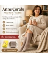 Kadın 40 Denye İnce Anne Çorabı 12li | Dizaltı Topuksuz Esnek, Ten Siyah Bronz Vizon