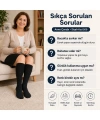 Kadın 40 Denye İnce Anne Çorabı 12li | Dizaltı Topuksuz Esnek, Ten Siyah Bronz Vizon