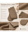 Kadın 40 Denye İnce Anne Çorabı 12li | Dizaltı Topuksuz Esnek, Ten Siyah Bronz Vizon