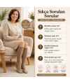 Kadın 40 Denye İnce Anne Çorabı 12li | Dizaltı Topuksuz Esnek, Ten Siyah Bronz Vizon