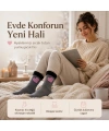12’li Kadın Kışlık Havlu Çorap Sıcak Tutan Karışık Desenli Ekonomik Çoklu Çorap Seti