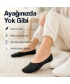 Erkek Geri Dönüşüm İplikli 12’li Görünmez Sneaker Çorap, İnce Dikişli, Nefes Alan Yazlık Babet Çorab