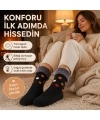 3’lü Kadın Kışlık Havlu Çorap Sıcak Tutan Yumuşak Karışık Desenli Günlük Çorap Seti