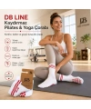DB LINE Kaydırmaz Yoga Pilates Çorabı | Pamuklu Silikon Taban, Barre Stüdyo Spor