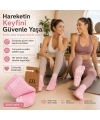 DB LINE Kaydırmaz Yoga Pilates Çorabı | Pamuklu Silikon Taban, Barre Stüdyo Spor
