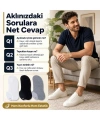 Erkek Görünmez Sneaker Babet Çorap 6lı | Geri Dönüşüm İplikli, Kaymaz Topuk, Siyah Gri Beyaz
