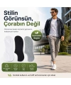 Erkek Görünmez Sneaker Babet Çorap 6lı | Geri Dönüşüm İplikli, Kaymaz Topuk, Siyah Gri Beyaz