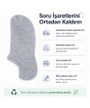 Erkek Görünmez Sneaker Babet Çorap 6lı | Geri Dönüşüm İplikli, Kaymaz Topuk, Siyah Gri Beyaz
