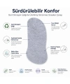 Erkek Görünmez Sneaker Babet Çorap 6lı | Geri Dönüşüm İplikli, Kaymaz Topuk, Siyah Gri Beyaz
