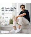Erkek Görünmez Sneaker Babet Çorap 6lı | Geri Dönüşüm İplikli, Kaymaz Topuk, Siyah Gri Beyaz