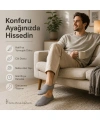 Erkek Bambu 12’li Babet Çorap Görünmez No Show Dikişsiz Silikon Topuklu