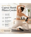 Kadın Balerin Yoga Pilates Çorabı 3lü | Kaymaz Taban, Çapraz Bantlı, Spor Hac Umre
