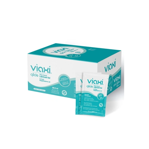 Su Bazlı Kayganlaştırıcı Jel Viaxi Glide 100 x 5 ml. Saşe