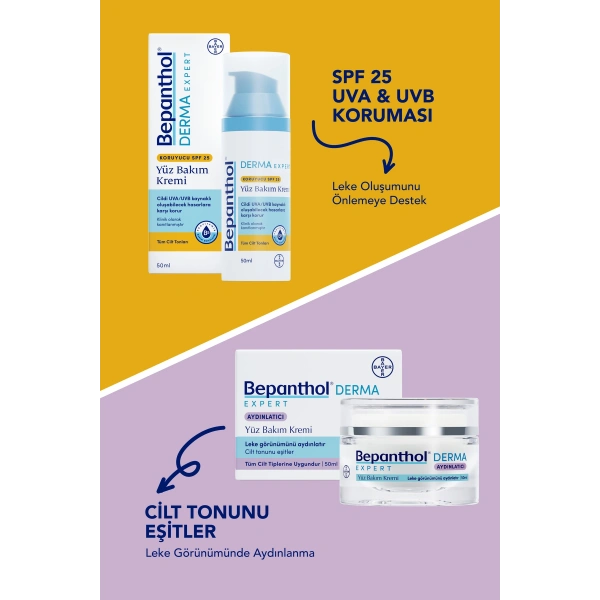 Derma Nemlendirici Ve Besleyici Spf 25 Günlük Yüz Bakım Kremi 50 ml - Günlük Yoğun Nemlendirici