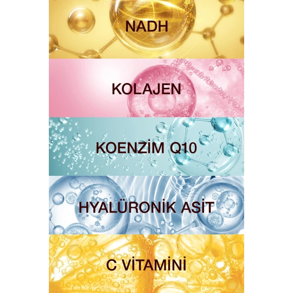 Beauty Booster 60 Tablet - Kolajen Nicotinamide CoQ10 Glutatyon  Astaksantin Resveratrol Hya Asit.