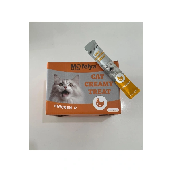 KEDİ ÖDÜL KREMA TAVUKLU 60lı KUTU