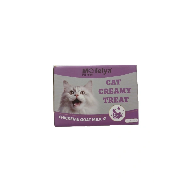 KEDİ ÖDÜL KREMA TAVUK ETLİ KEÇİ SÜTLÜ15 Gr 60LI KUTU