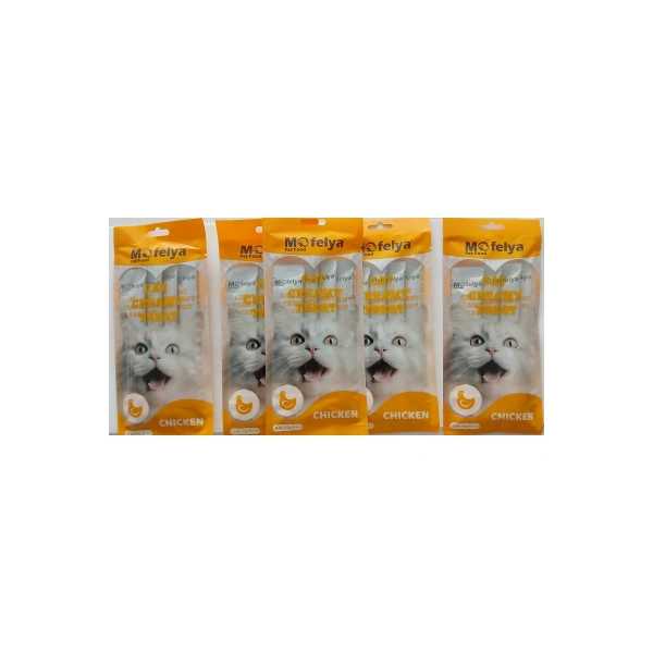 Tavuklu Krem Kedi Ödül Maması 15 Gr*4 5 Li