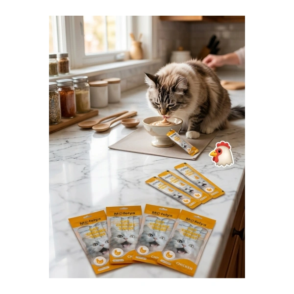 Tavuklu Krem Kedi Ödül Maması 15 Gr*4 4 Lü