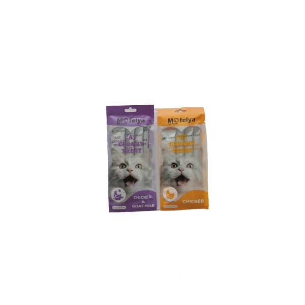 TAVUK ETLİ KREM KEDİ ÖDÜL MAMASI KARIŞIK 15 G 4 LÜ PAKET X2