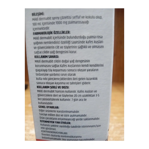 DERMABİT KUŞ SPREYİ 100 ML