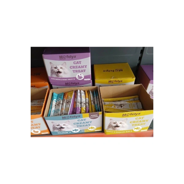 Krem Kedi Ödül Maması Karışık Tatlar 15 gr x 60 Ad.